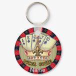 Poker Queen  keychain