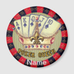 Poker Queen   magnet