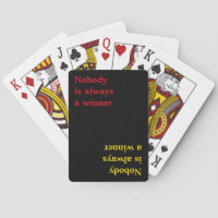 poker quote typography