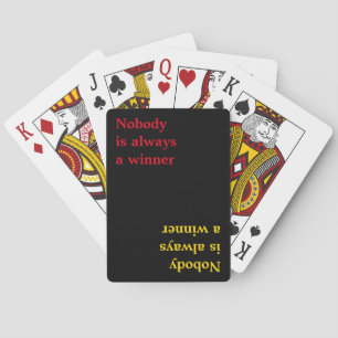 poker quote typography cards