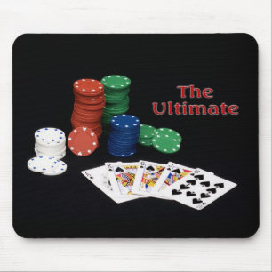 Poker Royal Flush Mouse Pad