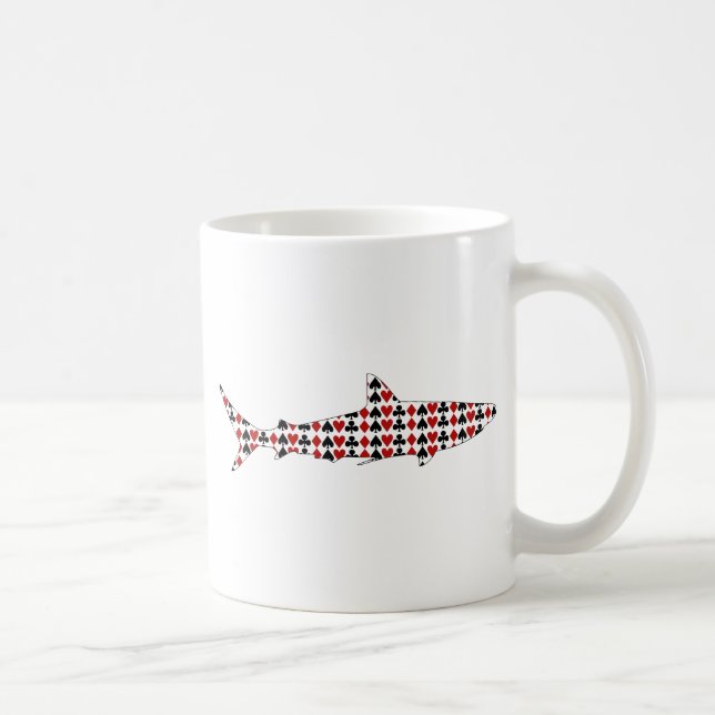 Poker Shark Coffee Mug (Right)