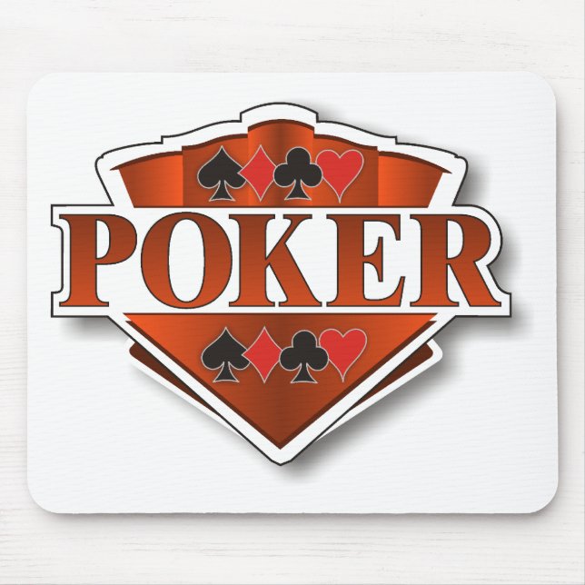 Poker Shield Mouse Pad (Front)