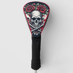 Poker Skull Golf Head Cover