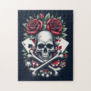 Poker Skull Jigsaw Puzzle