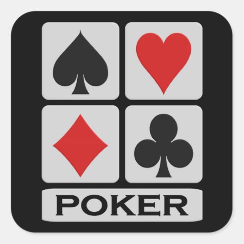 Poker stickers