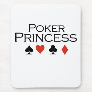 Poker T-shirts: "Poker Princess" Mouse Pad