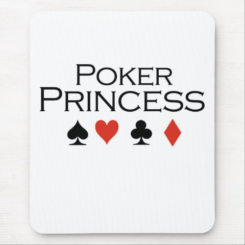 Poker T_shirts Poker Princess Mouse Pad