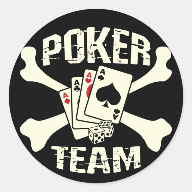 Poker Team Sticker (Front)