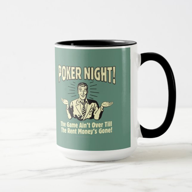 Poker: The Game Ain't Over Mug (Right)