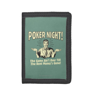 Poker: The Game Ain't Over Tri-fold Wallet