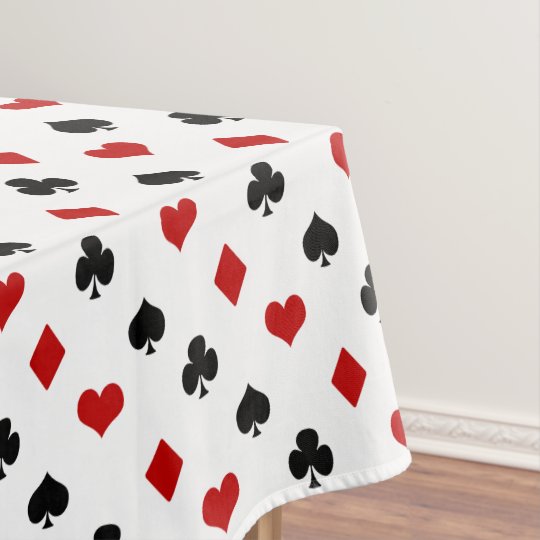 Poker Theme Playing Card Theme Tablecloth