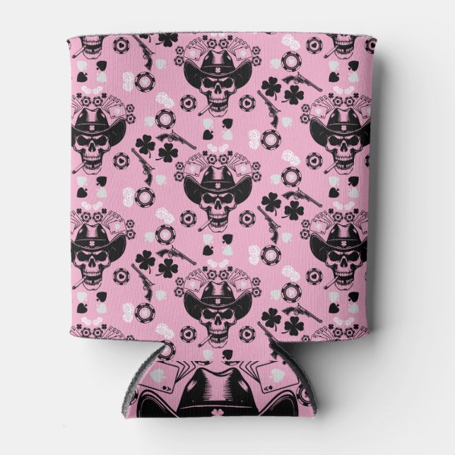 Poker Themed Lucky Can Cooler (Front)