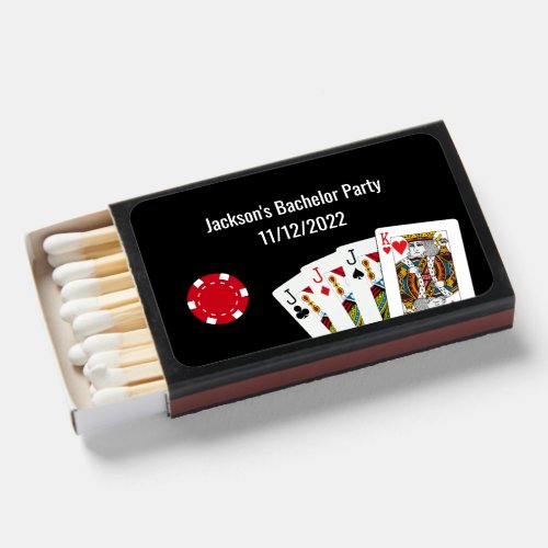 Poker Themed Matchboxes