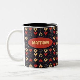 Poker Themed Playing Cards Gift Coffee Mug