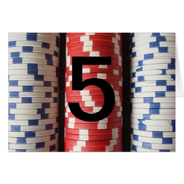 Poker tournament table numbers (Front Horizontal)