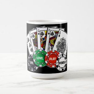 Poker v1 coffee mug