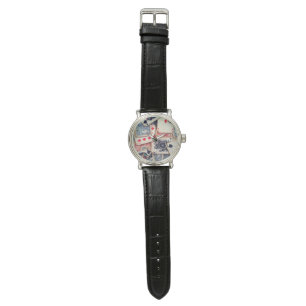 "Poker" Vintage Leather Watch