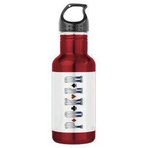 Poker Water Bottle