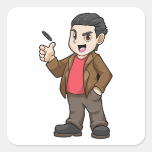 Poker with Friends Square Sticker