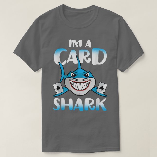 PokerCard Shark Casino GambleBeach  T-Shirt (Design Front)