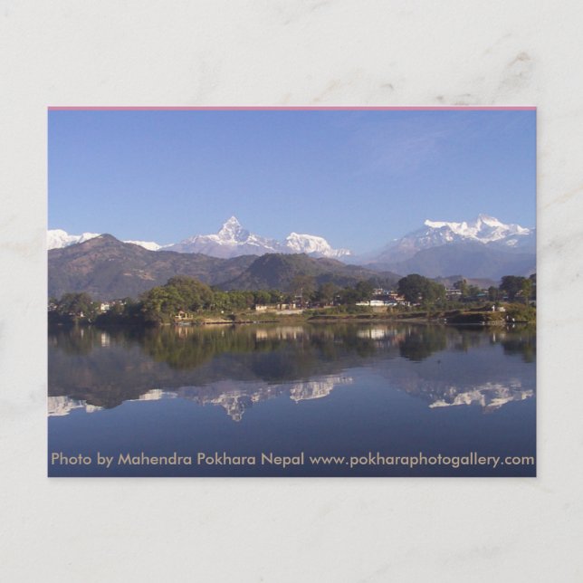 Pokhara Nepal Postcard (Front)