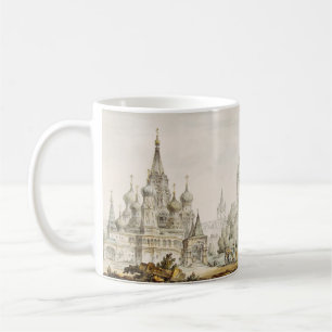 Pokrovsky Cathedral and Spasskaya Tower Coffee Mug