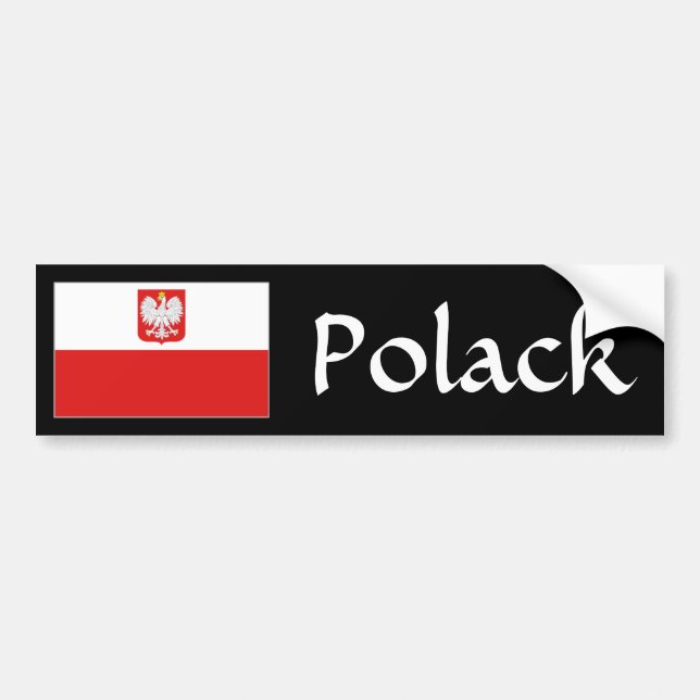 Polack Bumper Sticker (Front)