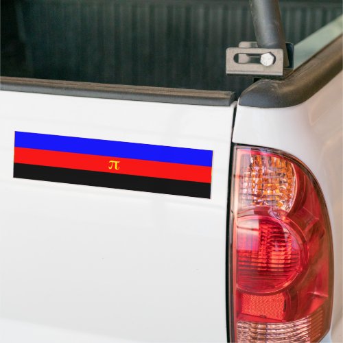 POLAMORY PRIDEFLAG BAR BUMPER STICKER