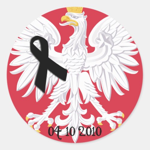 Poland 04102010 classic round sticker