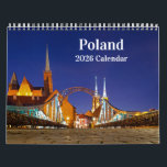 Poland 2026 Photo Calendar<br><div class="desc">Journey around Poland and tour around the cities of Warsaw,   Krakow,  and Wroclaw taking in the architecture and top tourist sites as you move through the 12 months of the year in this 2026 photo calendar.</div>