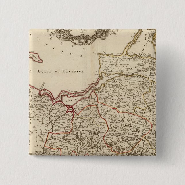 Poland 3 pinback button (Front)