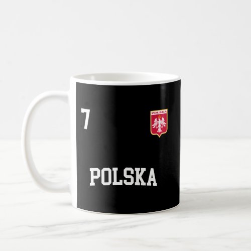 Poland 7 Polish Flag Soccer Team Football Coffee Mug