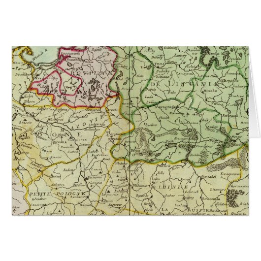 Poland and Lithuania Cards (Front Horizontal)