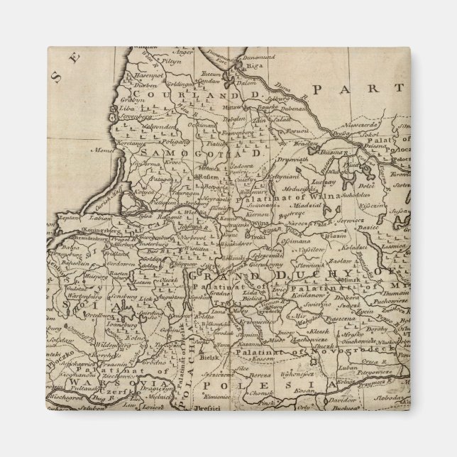 Poland and Lithuania Magnet (Front)