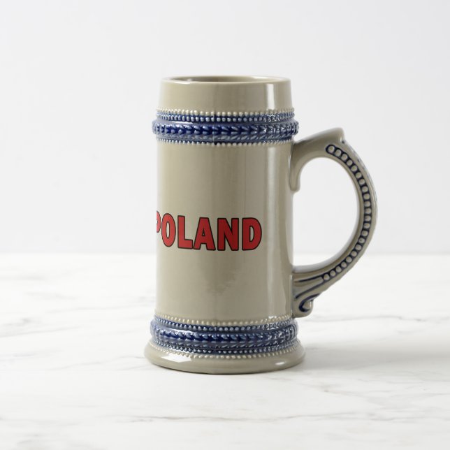Poland Beer Stein (Right)