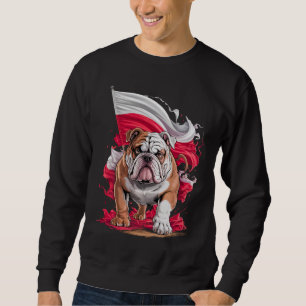 Poland Bulldogs Dog Lover Gift Cute Design for Pet Sweatshirt