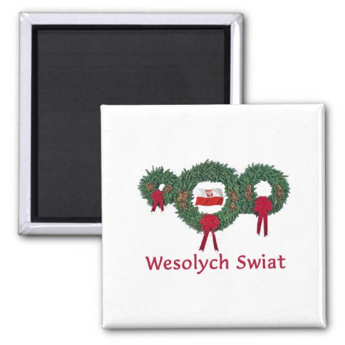 Poland Christmas 2 Magnet