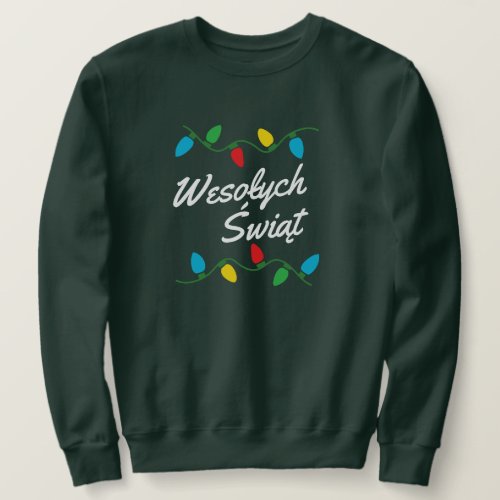 Poland Christmas Sweater Polish Świąteczny Sweter 