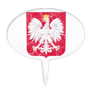 Poland Coat Of Arms Cake Topper