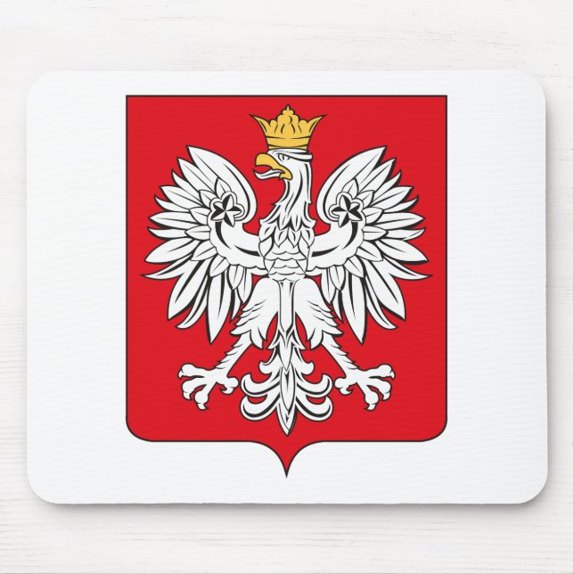 Poland Coat of Arms Mousepad (Front)