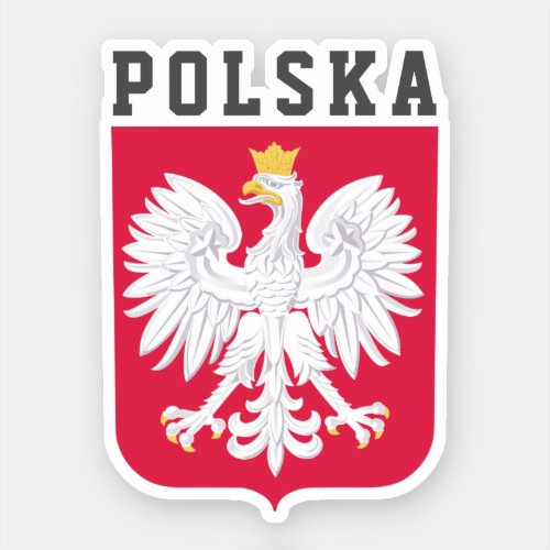 Poland coat of arms sticker