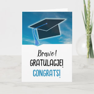 Poland Congratulations in Polish Graduation Card