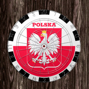 Poland Dartboard & Polish Flag darts / game board