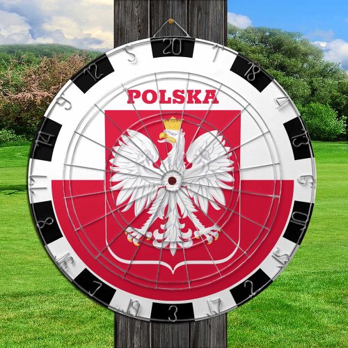 Poland Dartboard  Polish Flag darts  game board