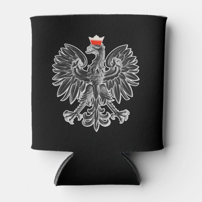Poland Eagle Can Cooler Sleeve - Polska & Beers (Front)