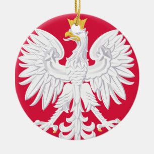 POLAND* Eagle Christmas Ornament