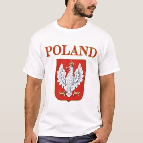 Poland Eagle Crest t shirt