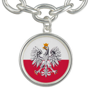Poland & Eagle, Polish Flag fashion, travel/sports Bracelet