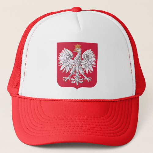 Poland Eagle Trucker Hat _ Polish Ball Cap